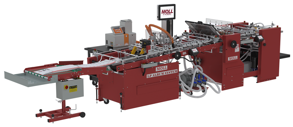LP Record Album Folding Machine