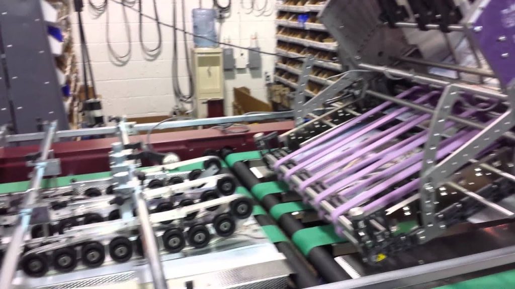 Premier 36 – Inserting a Magazine, folding and gluing around the capacity