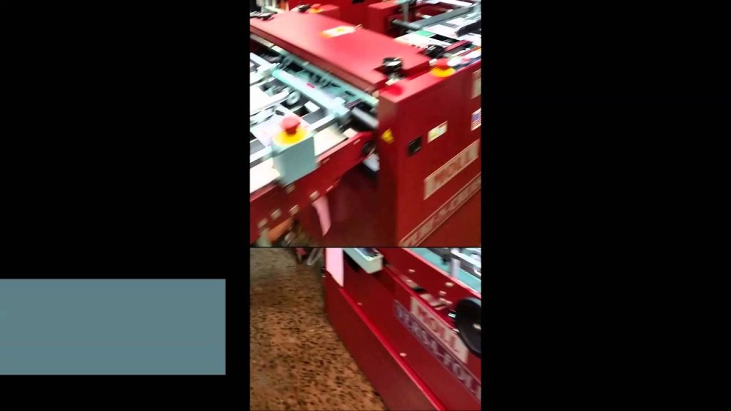Pile PT System – Feeding, Scoring, Perfing, Gluing, and Folding a mailer at 22k