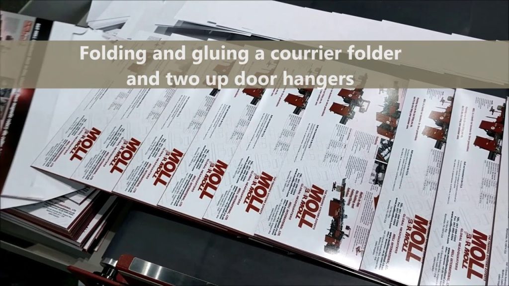 Flex Cut Rotary Die Cutter in line Versafold  – Courier Envelope and Door Hangers